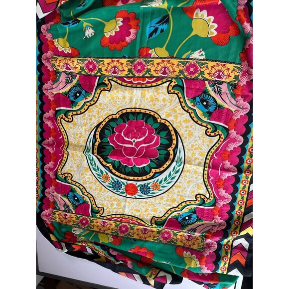 Coeur De Vague Women’s Chevron Tasseled Scarf Multicolor Multifunction Shawl NWT - Picture 5 of 9